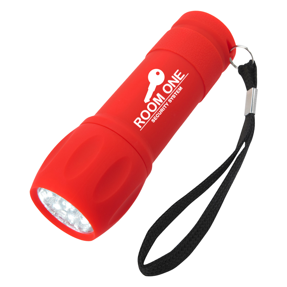 Rubberized Torch Light With Strap 13