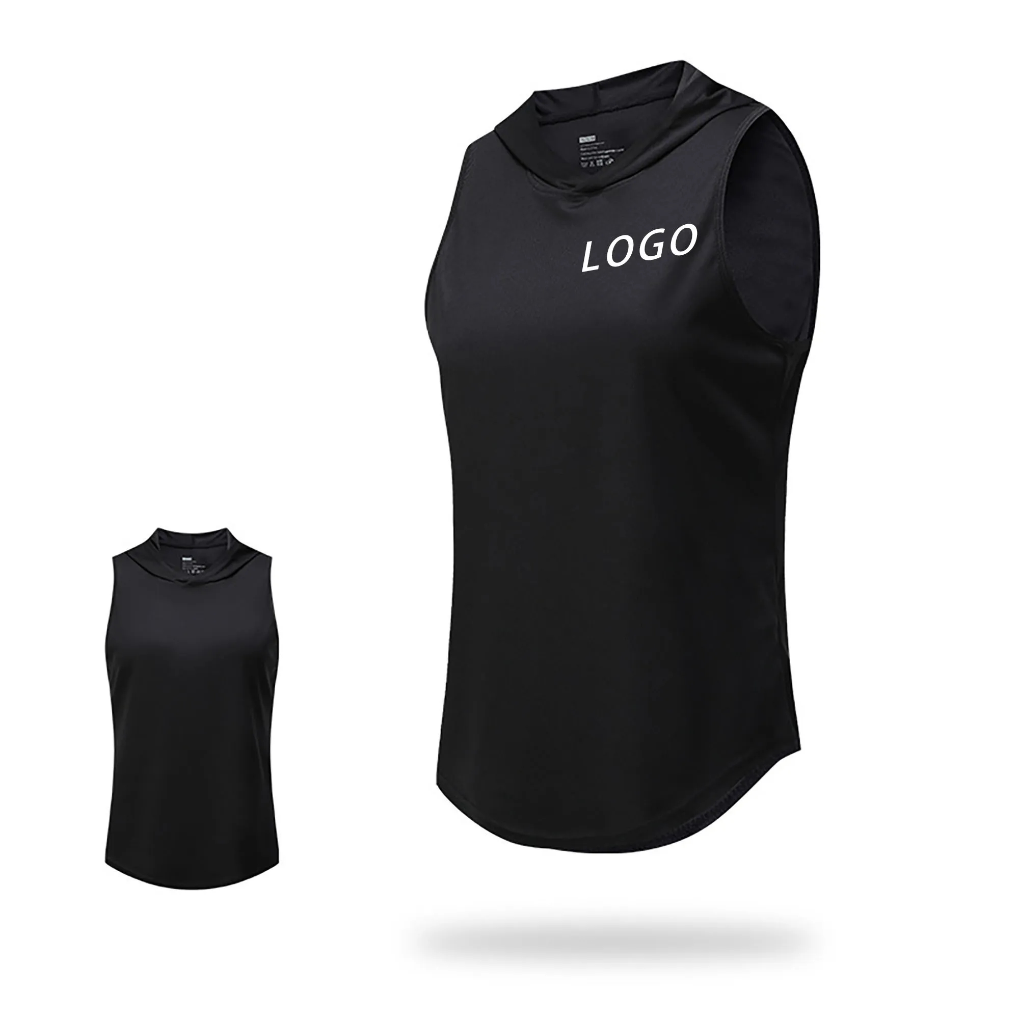 Women Breathable Hooded sports vest With Logo For Sport, Gym 1