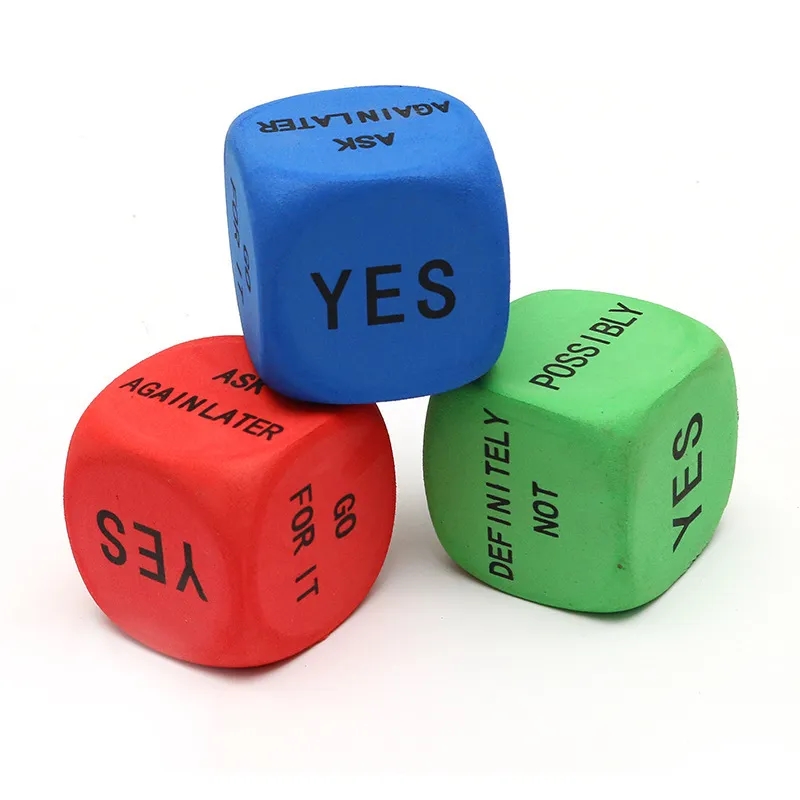 PU Dice Shape Stress Reliever Balls 1