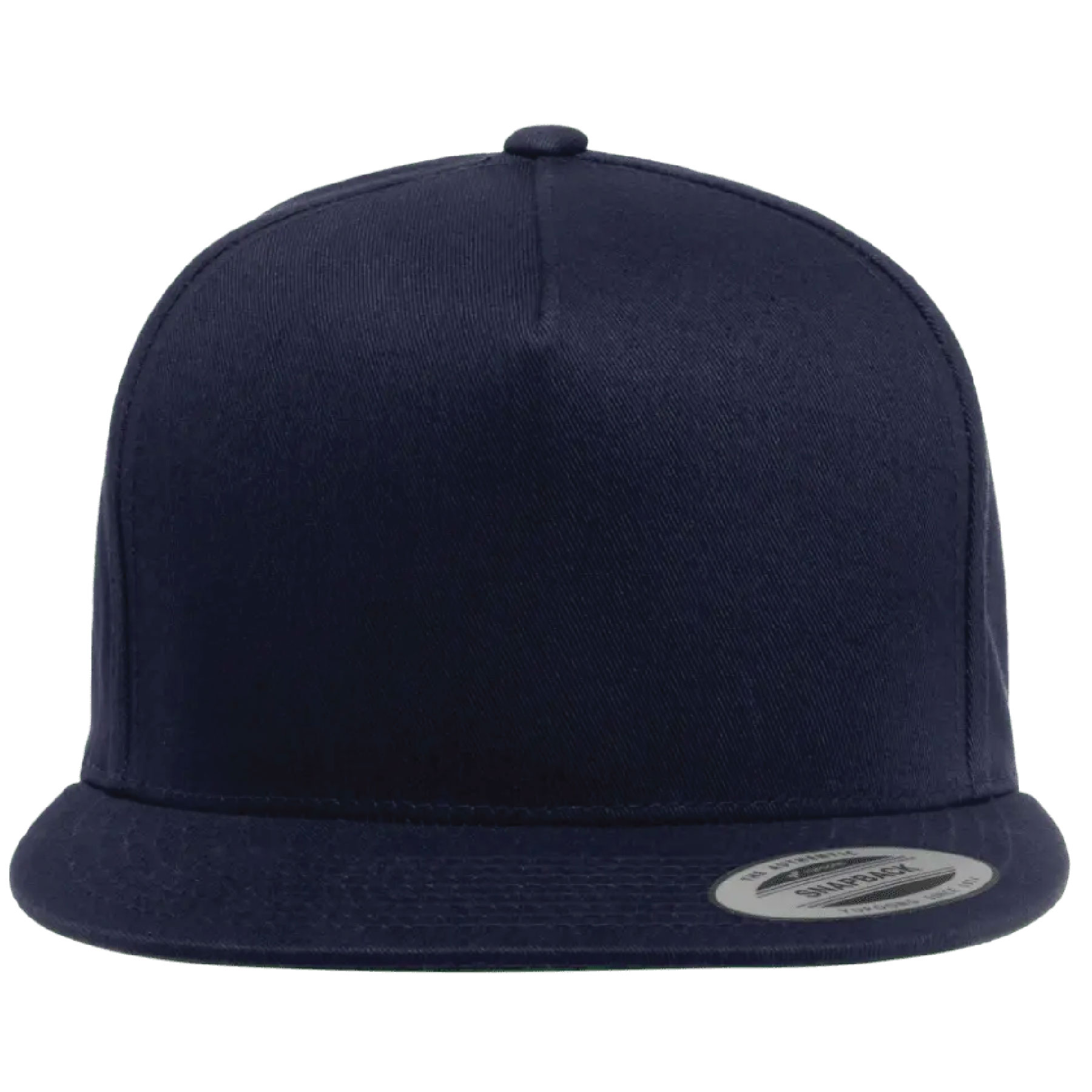 YP Classics 6007 – Five-panel Cotton Twill Snapback with Leatherette Patches or Embroidery 7