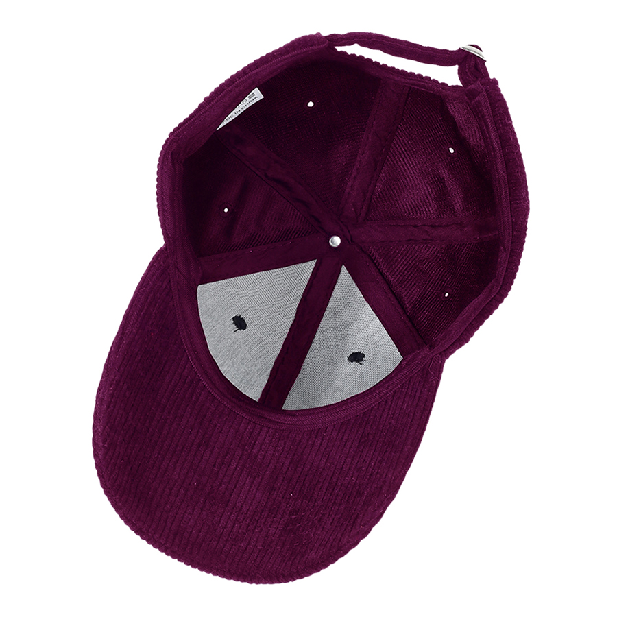 Stock Corduroy 6-Panel Structured Cap w/ Metal Buckle 31
