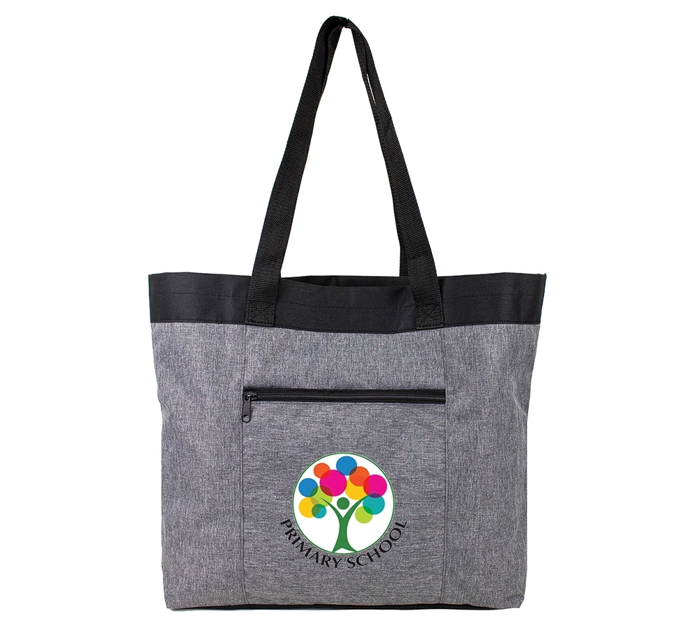 Heather Gray Open Tote