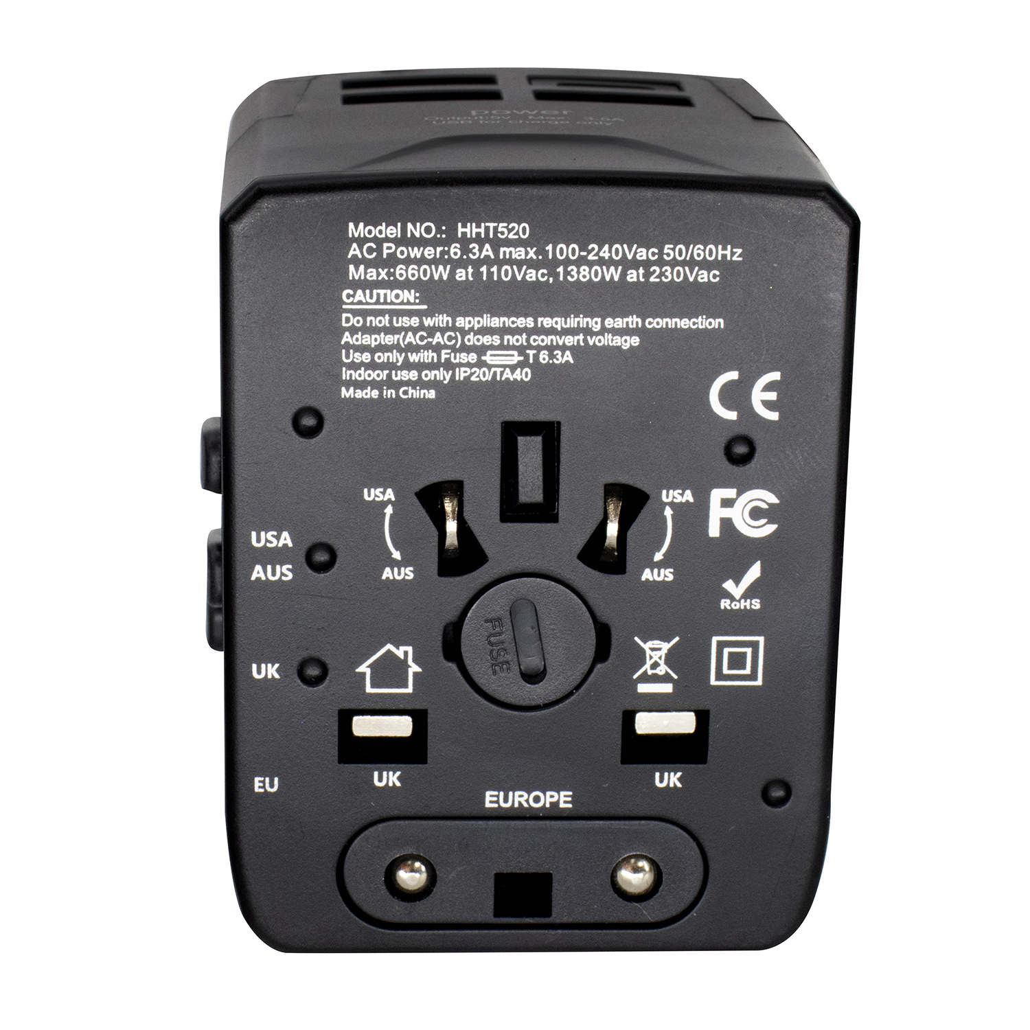Travel Adapter w/ Bag 14