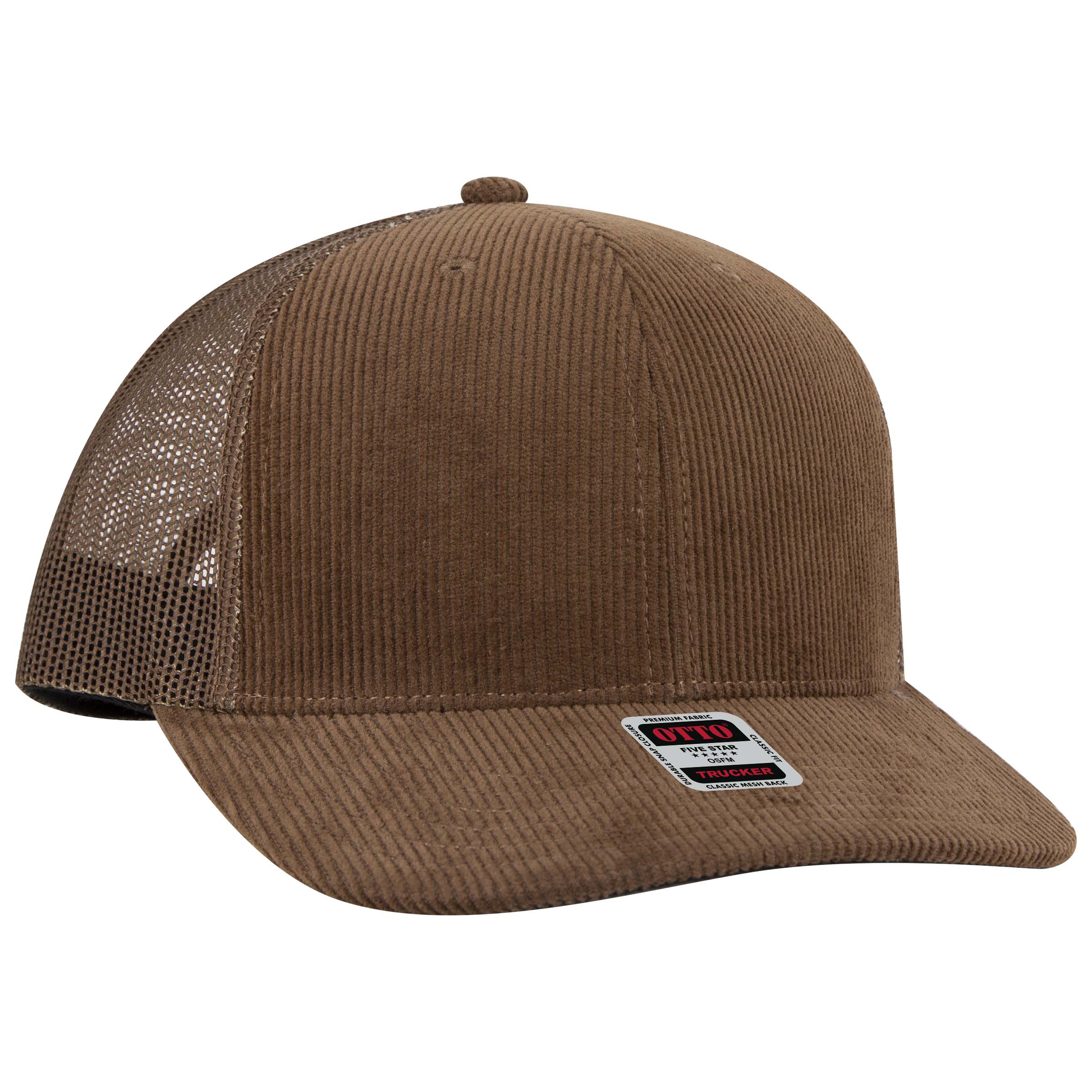 OTTO CAP® 6 Panel Mid Profile Mesh Back Trucker Hat 39