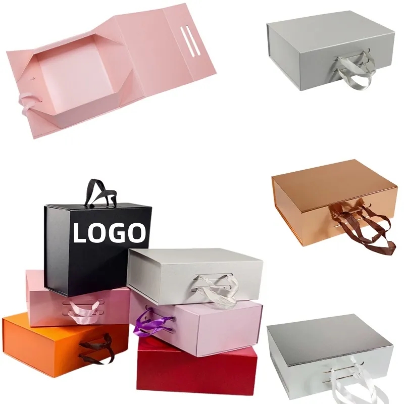 Foldable Hand-held Paper Gift Box 1