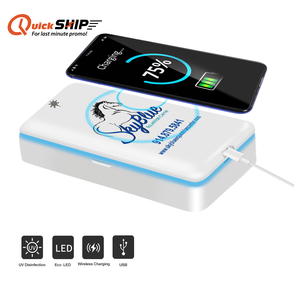 Aurora UV Sanitizer with Qi Wireless Charger 8