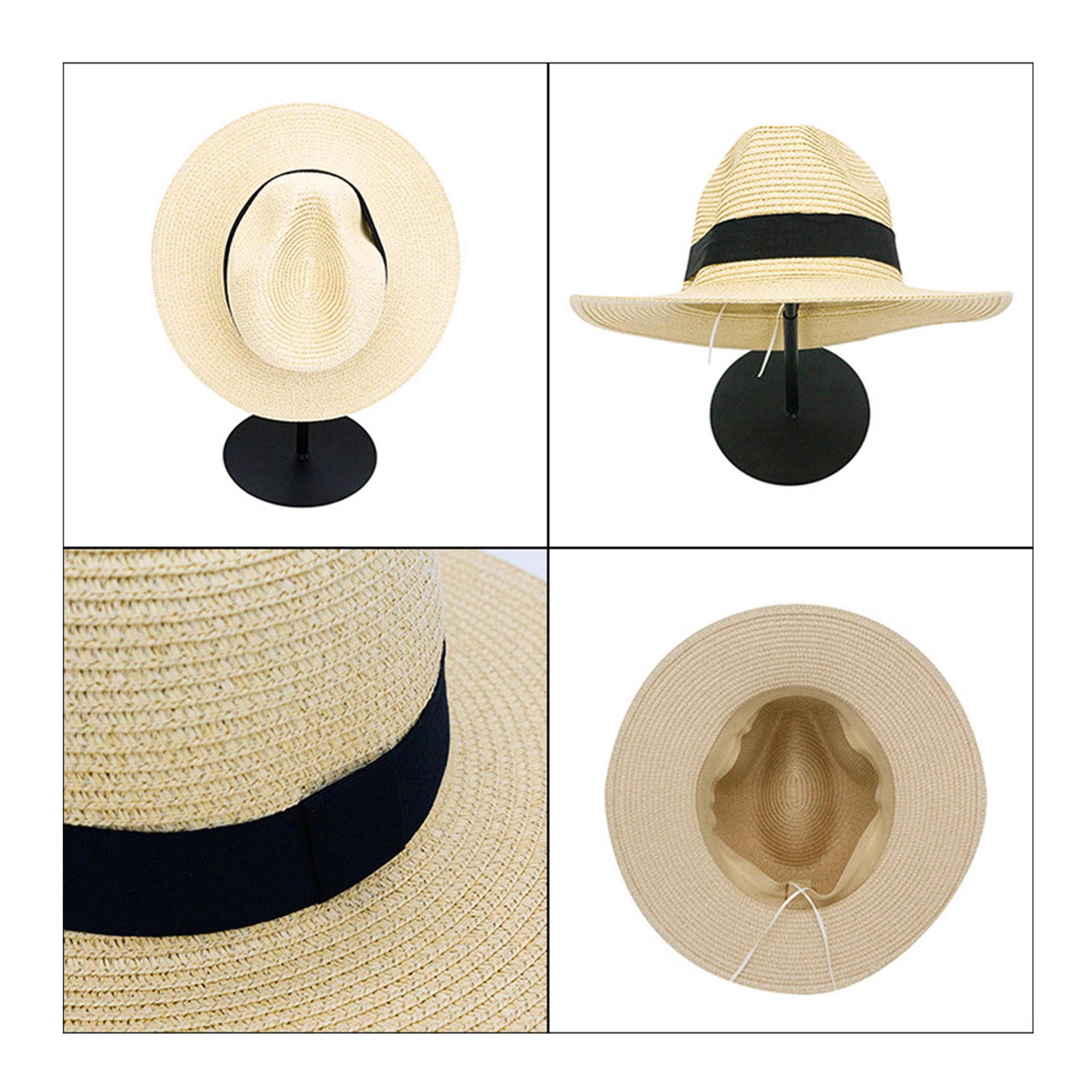 Summer Sun Protection Straw Hat 6