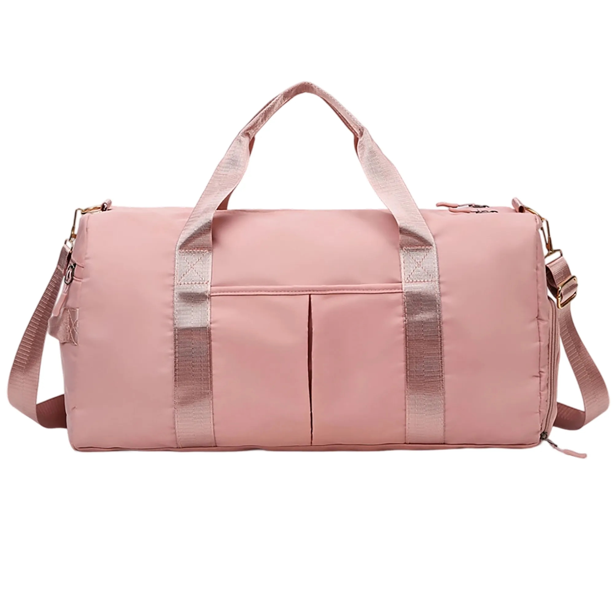 Polyester Duffel Bag with Shoe Compartment 7