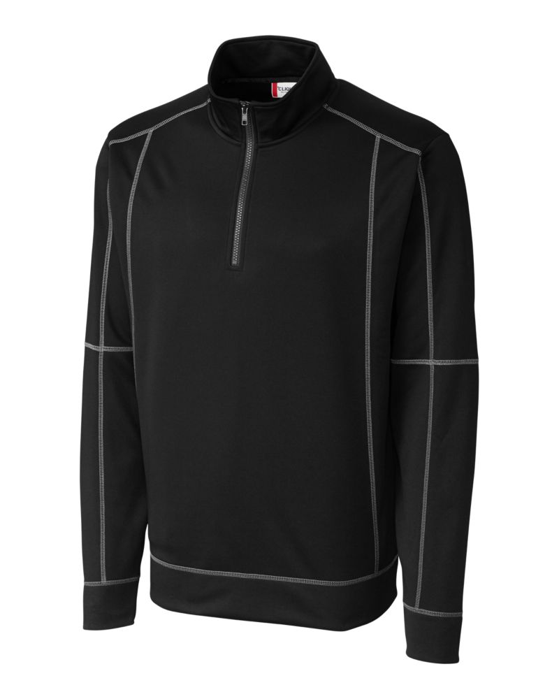 Helsa Performance Mens Half Zip Pullover Sweatshirt