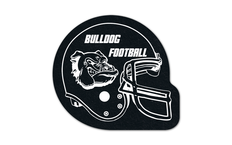 Football Helmet Recycled Rubber Jar Opener