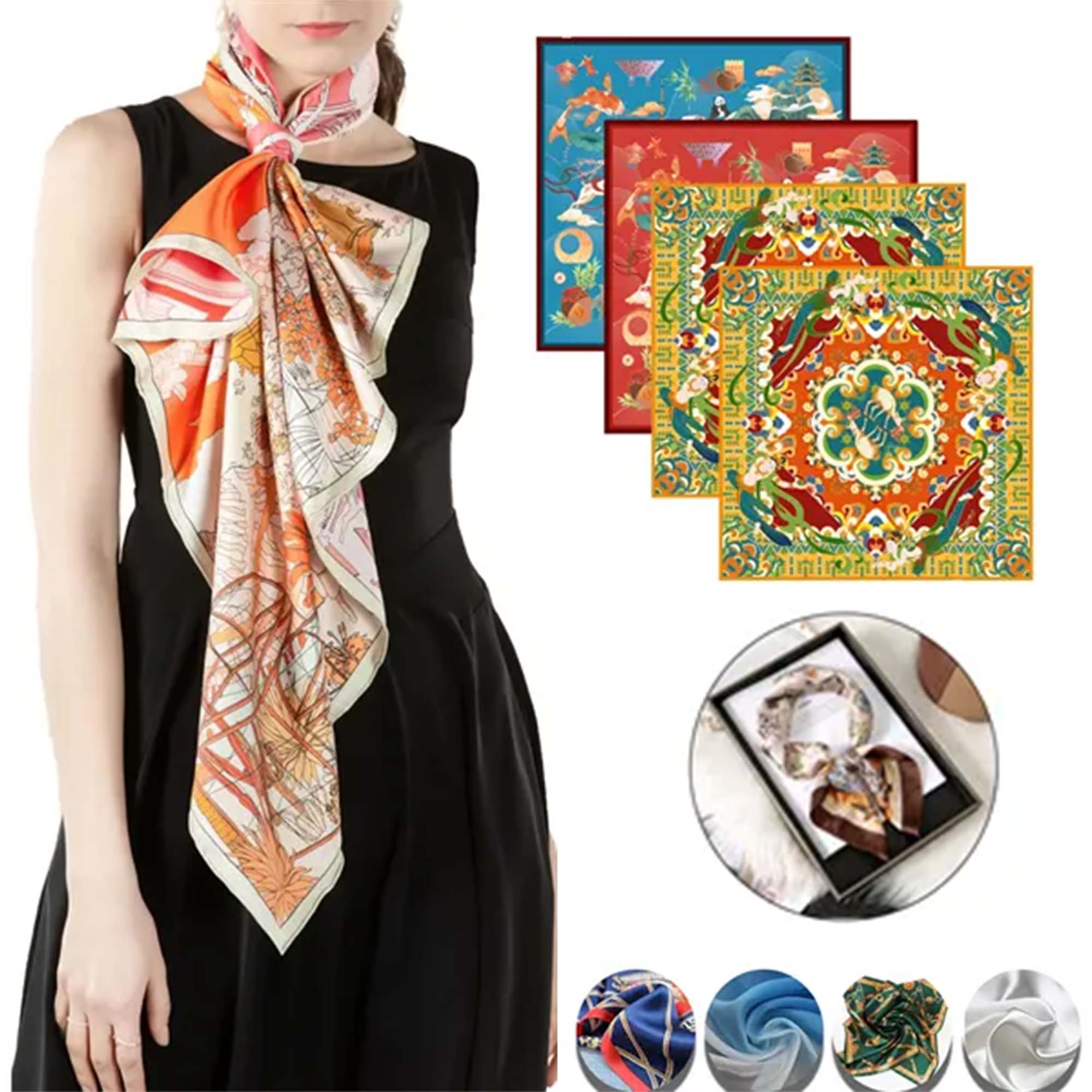 Silk Scarves Custom Digital Printing 3