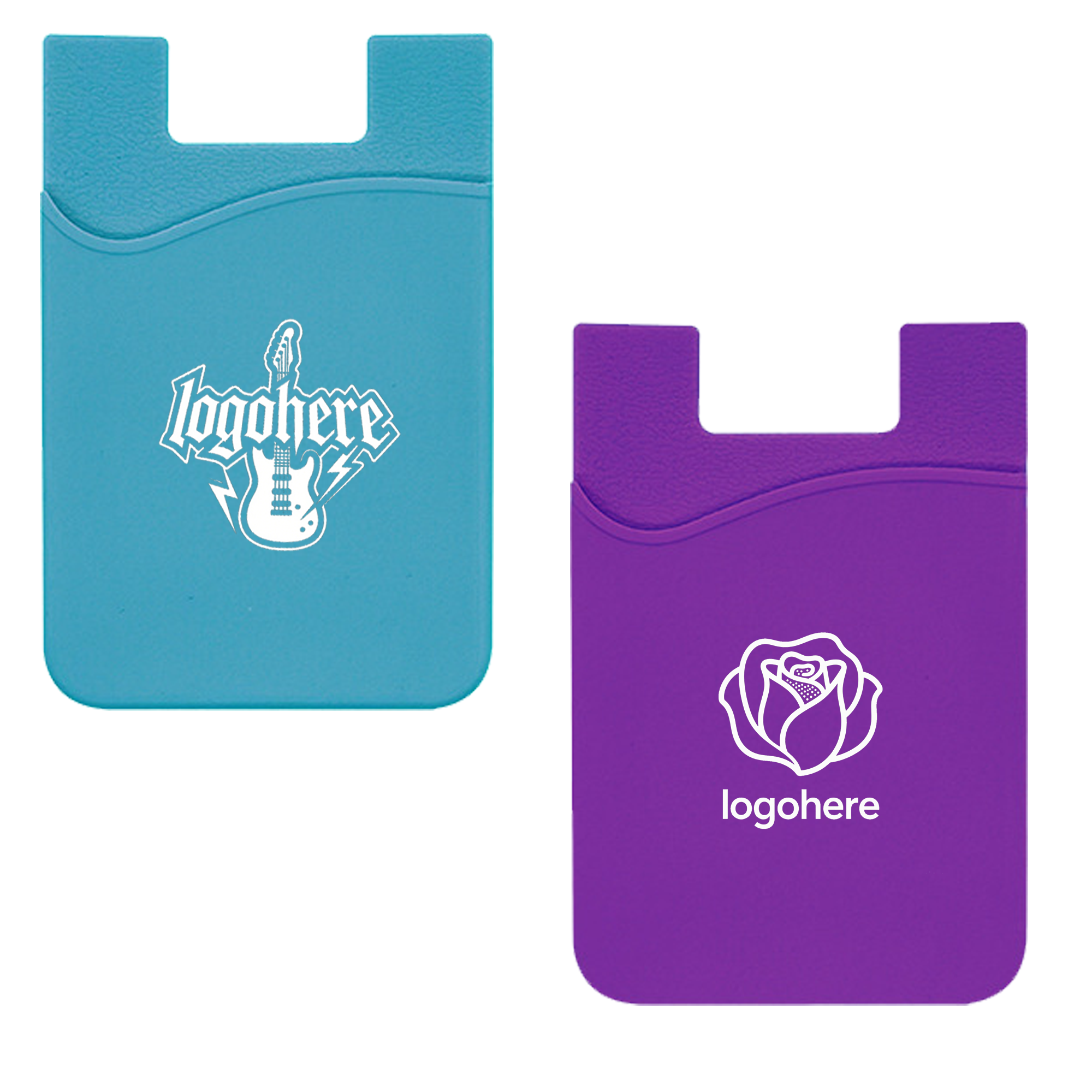 Adhesive Slim Silicone Phone Wallet 3
