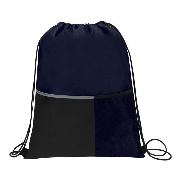 Dual Pocket Drawstring Backpack 1