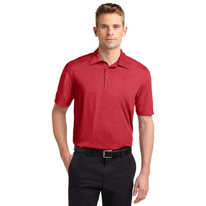 Sport-Tek Heather Contender Polo. 52