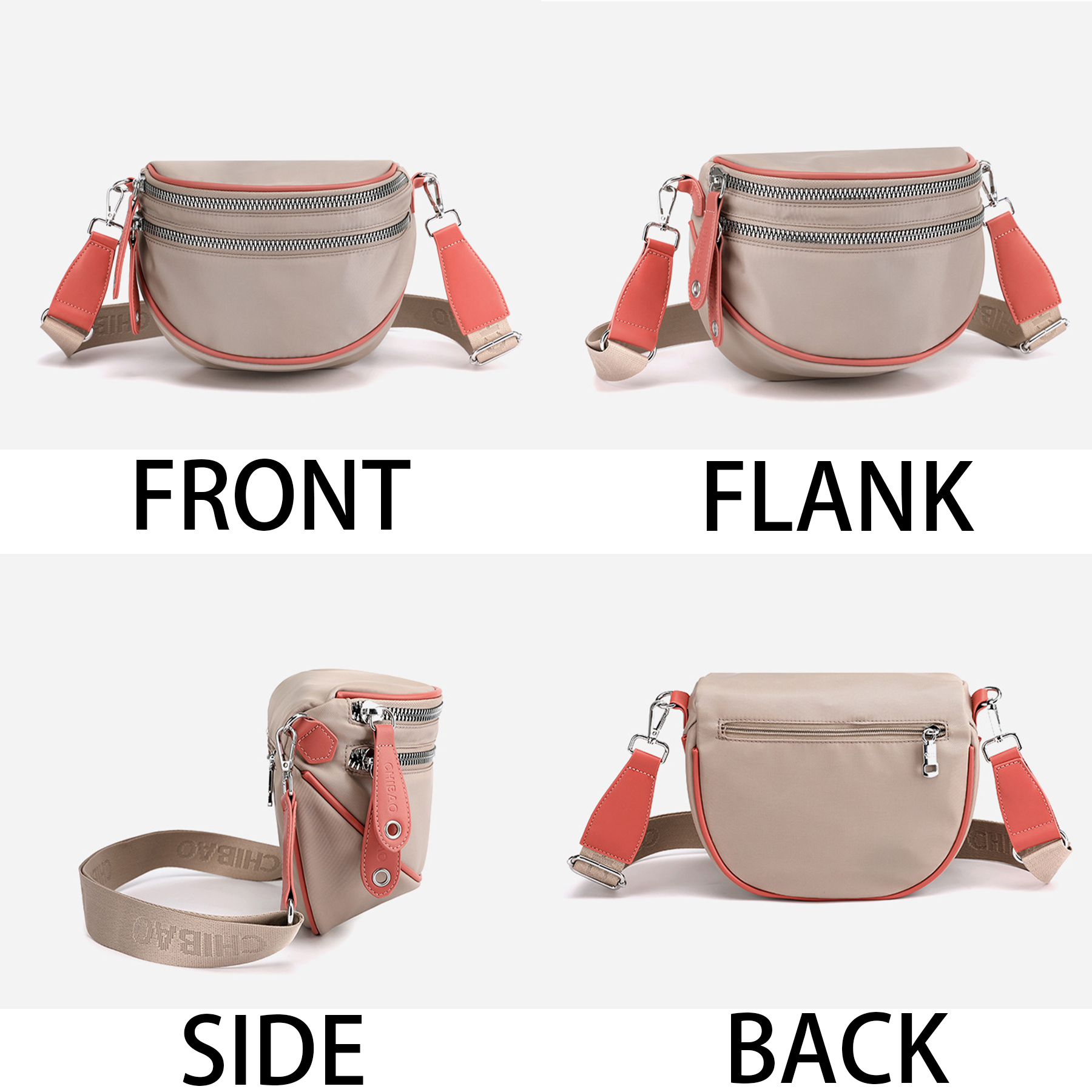 Nylon Stylish and versatile shoulder cross-body bag 3