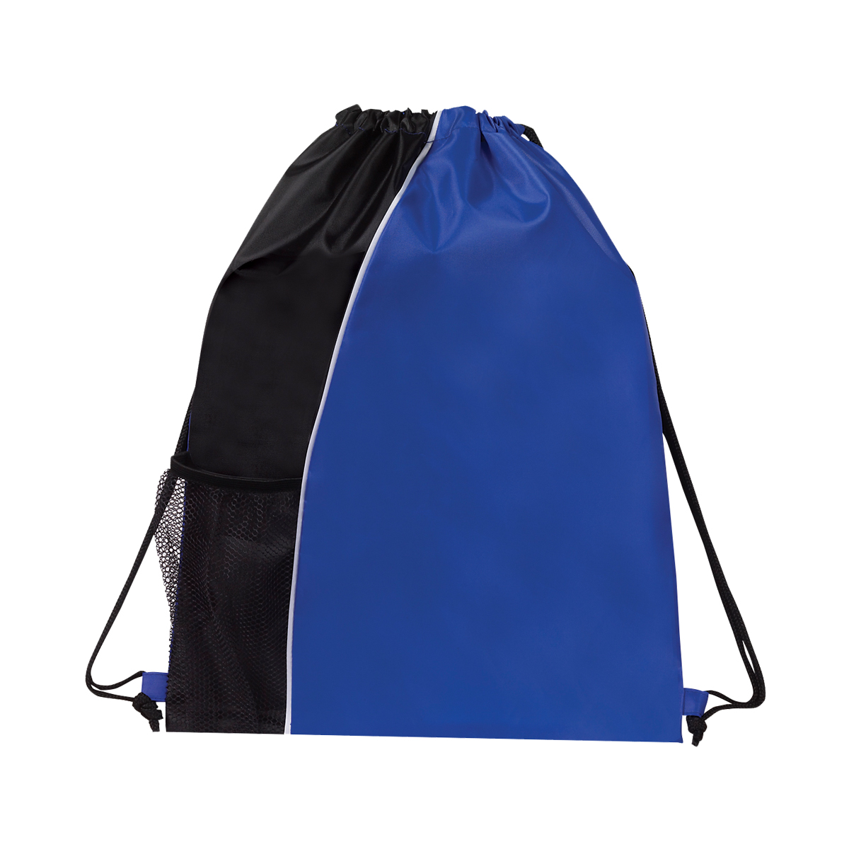 210D Drawstring Backpack with Front Elastic Mesh Pocket (Bag, Backpack) 15