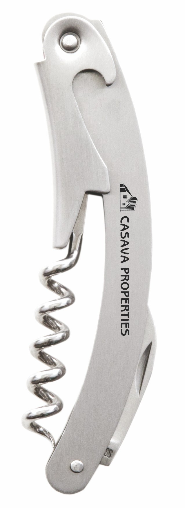 True® Curve™ Stainless Steel Waiter's Corkscrew 6