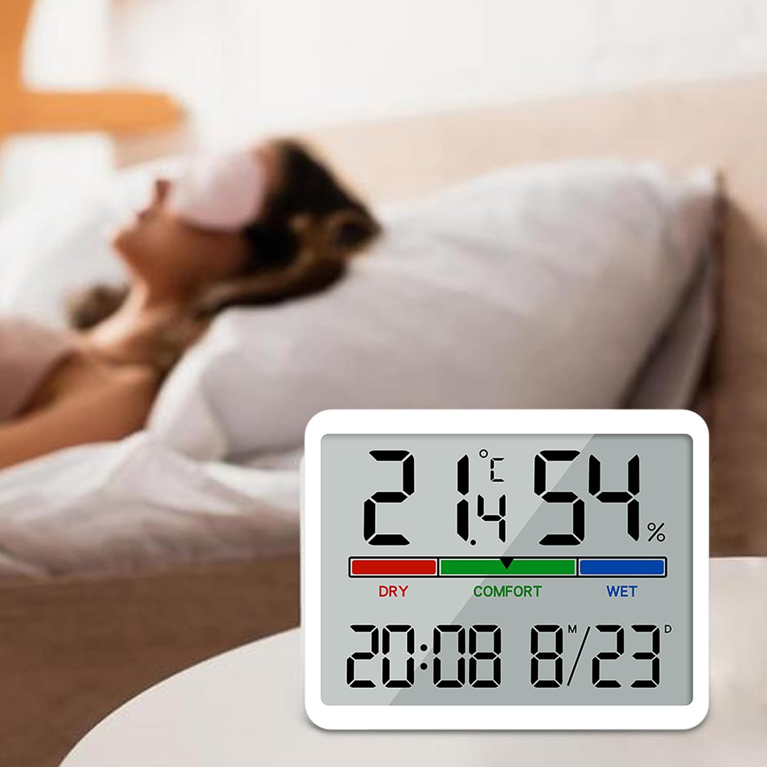 Digital Weather Station Clock with Indoor/Outdoor Monitoring 12