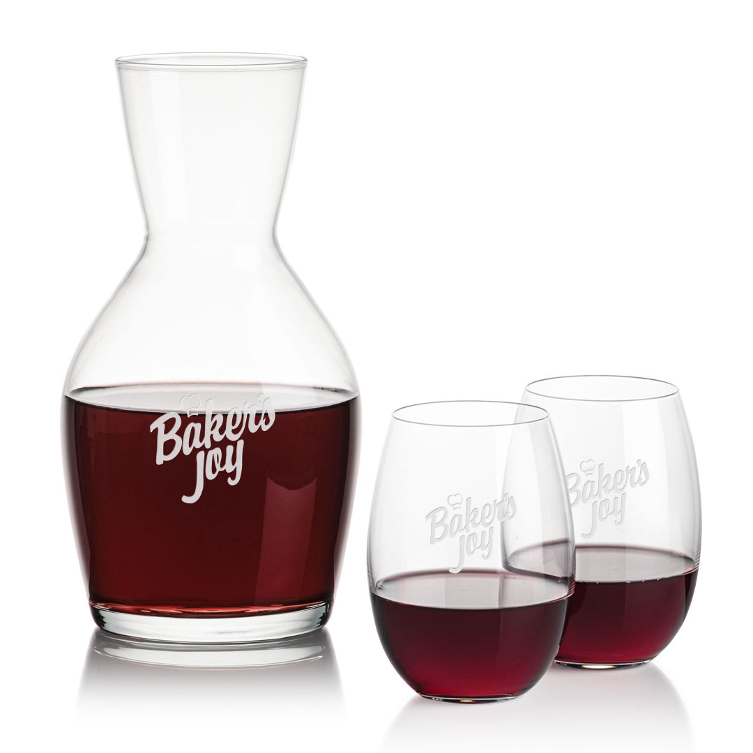 Westwood Carafe & Carlita Stemless 2