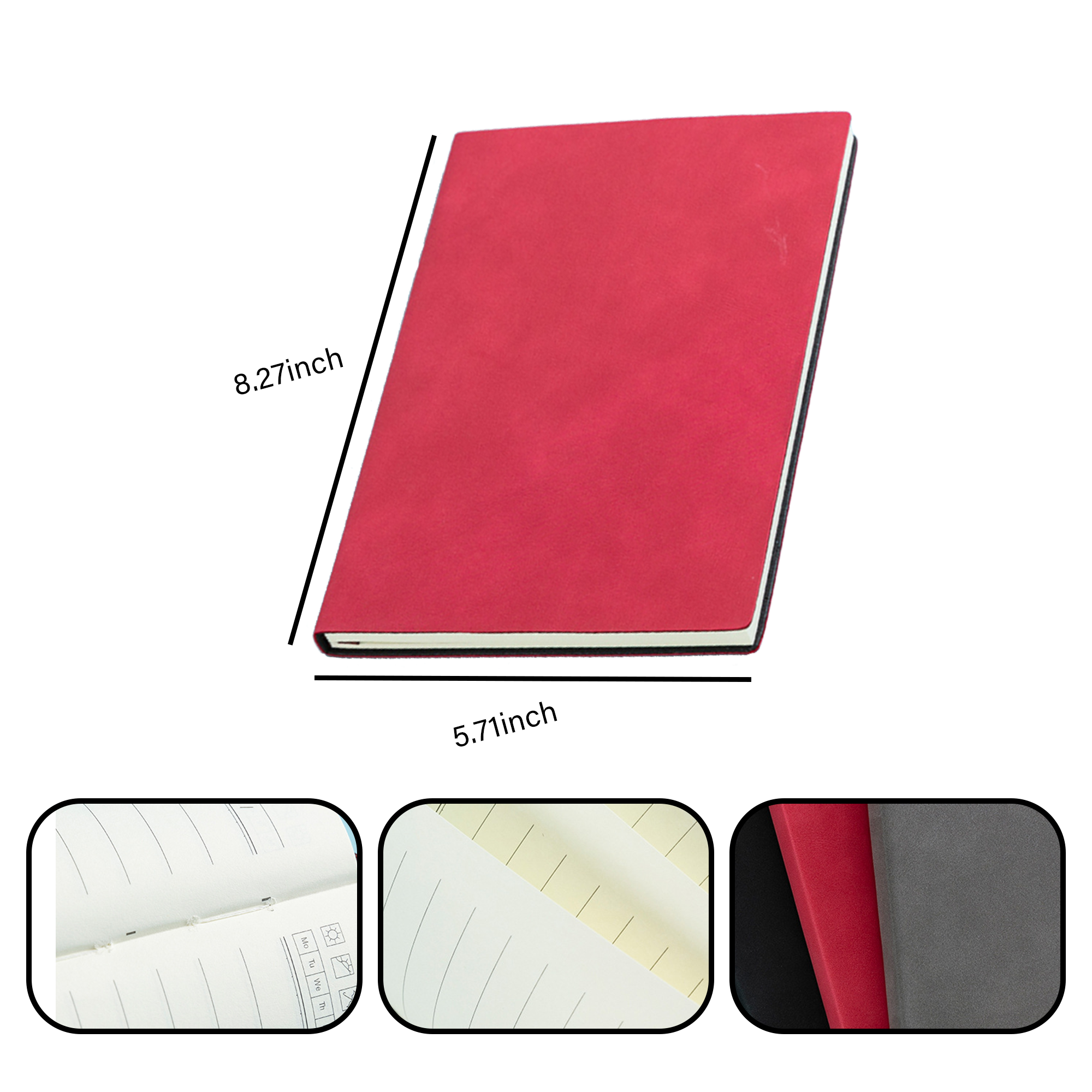 MOQ 20 PCS Personalized A5 Notebook With Logo 3
