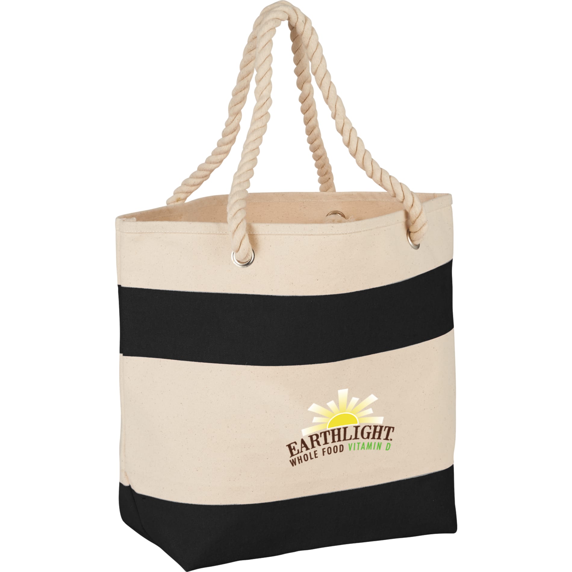 Rope Handle 16oz Cotton Canvas Tote 6