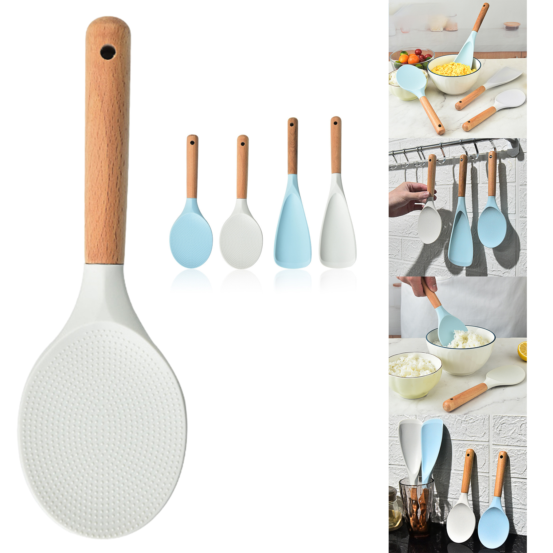 Sushi Paddle Silicone Rice Paddle 2
