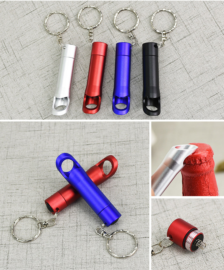 LED Bottle Opener Flash Light Keychain 2