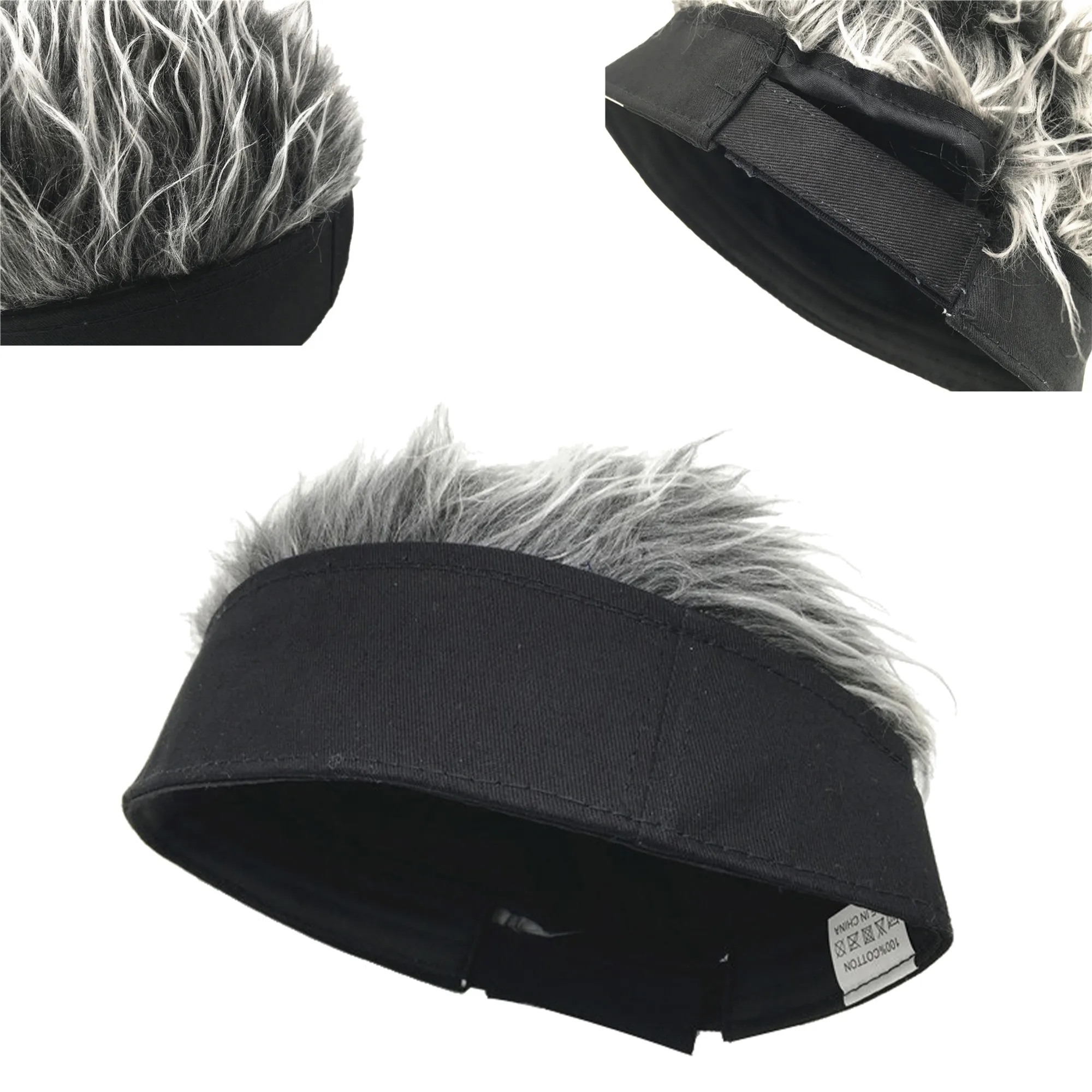 Round Hat With Wig 2