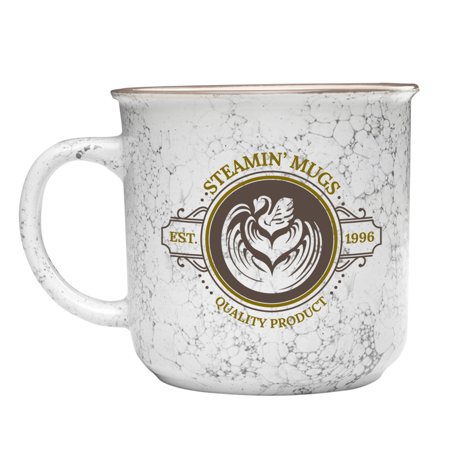 13 oz. Cairn Marble Coffee Mug (2 Color Imprint) 6