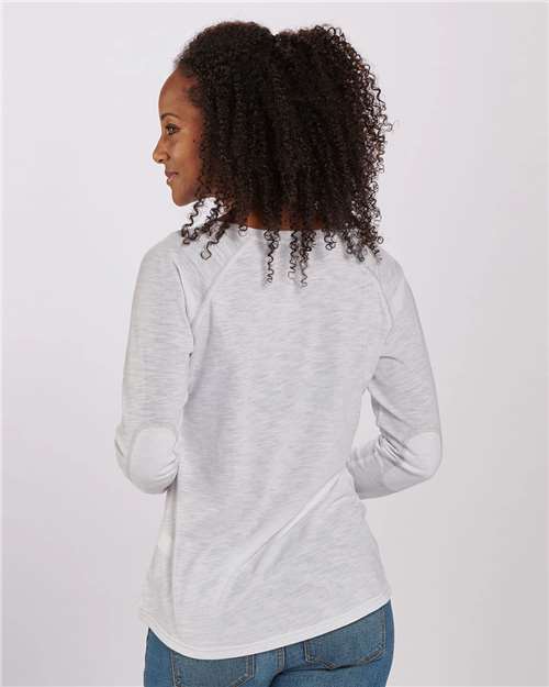 Women's Solid Preppy Patch Long Sleeve T-Shirt - BW3166 20