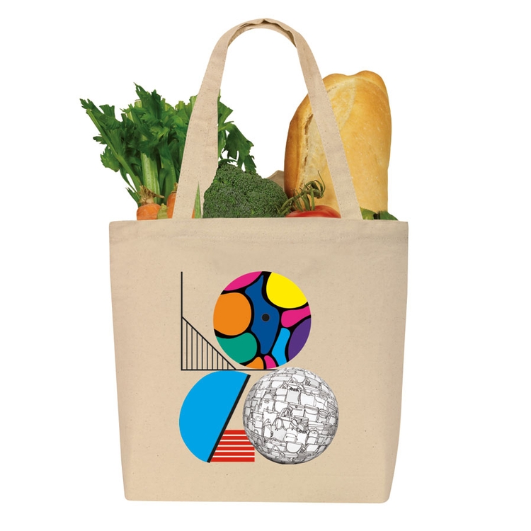 eGreen Promotional Canvas Tote Bag, custom tote bag with logo imprint 3