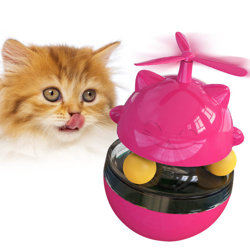 Turntable Kitten Toy Kitty Supplies Interactive Spinning Track Ball for Indoor Cats 1