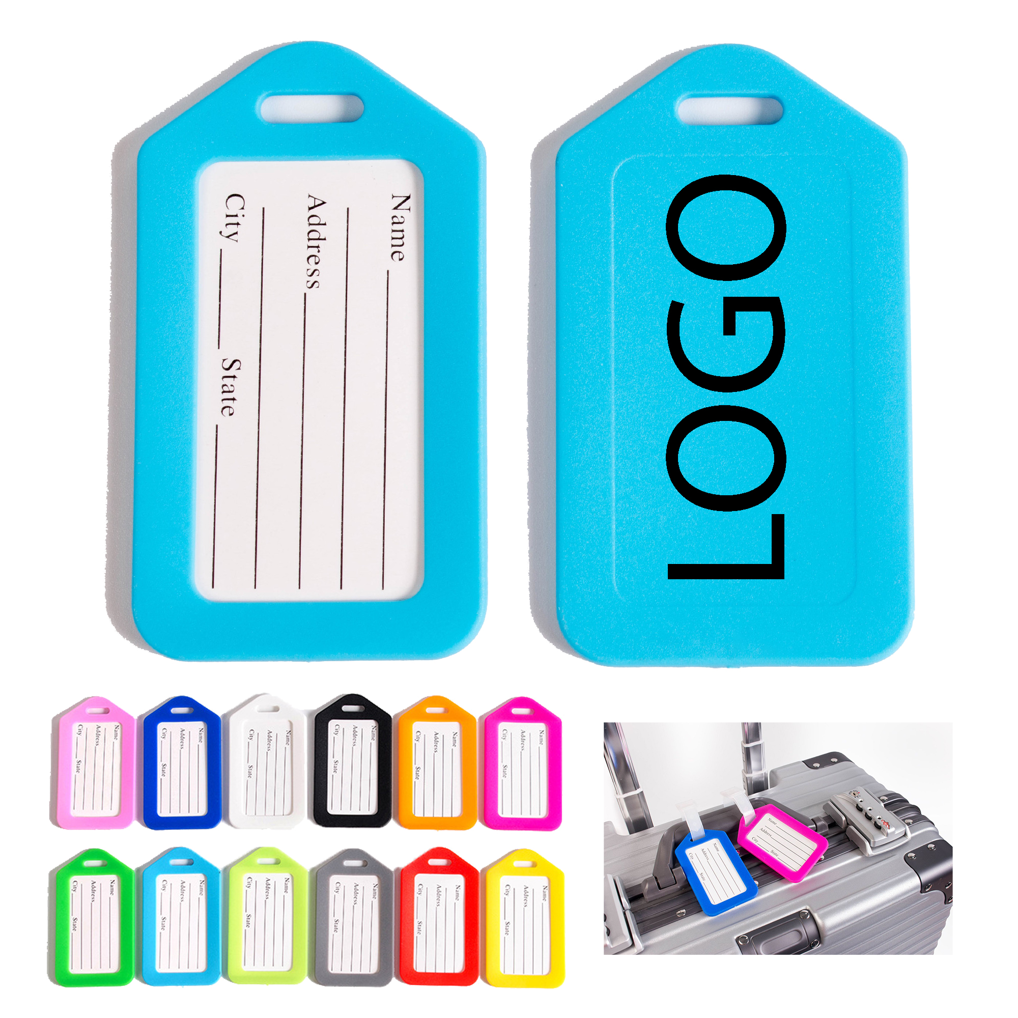 Travel Smart with High-Quality PP Baggage Tags 4