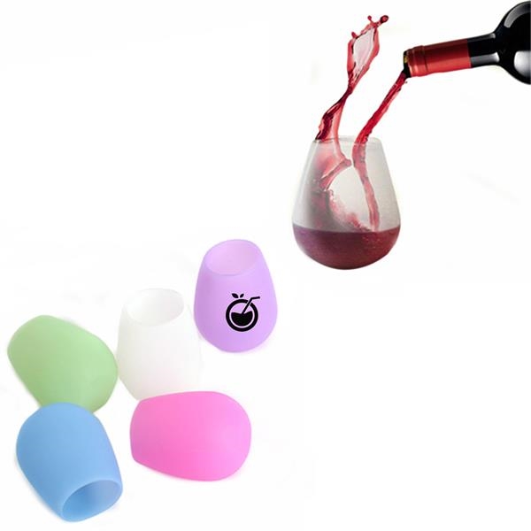 Unbreakable Silicone Wine Cups 1