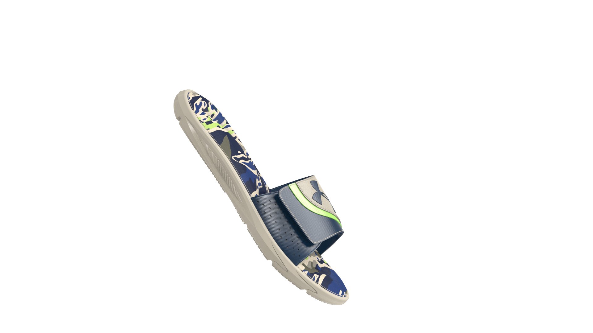 UA Ignite VI Graphic Footbed Boys' Slides 2