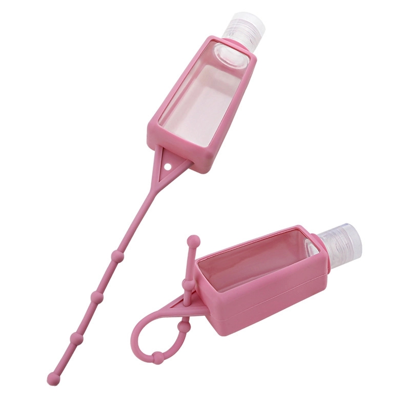 Custom Silicone Hand Sanitizer Holder Keychain 2