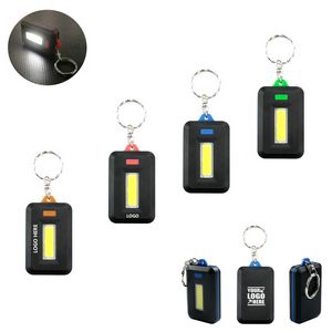 Compact Rectangle Flashlight Keychain With 3 Light Modes 2