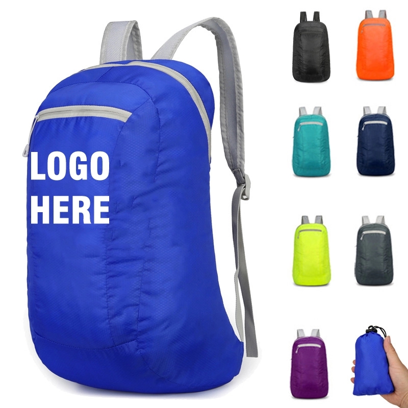 Custom Water Resistant Lightweight Packable Backpack 4