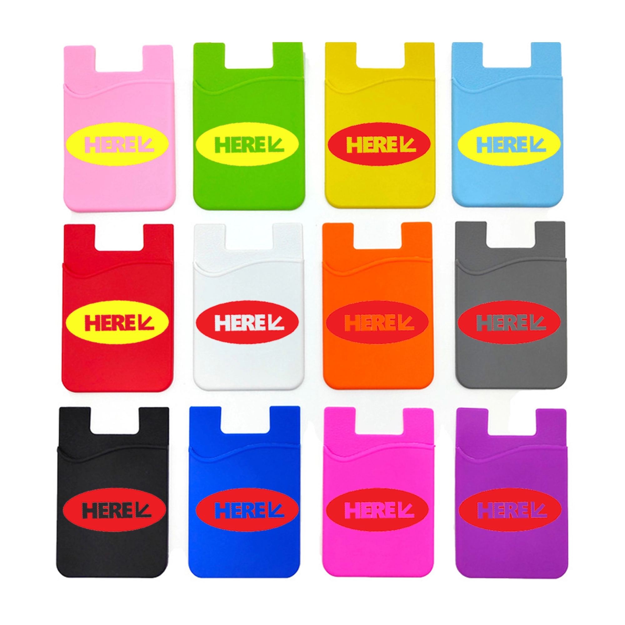 Silicone Mobile Phone Wallet MOQ 100 PCS