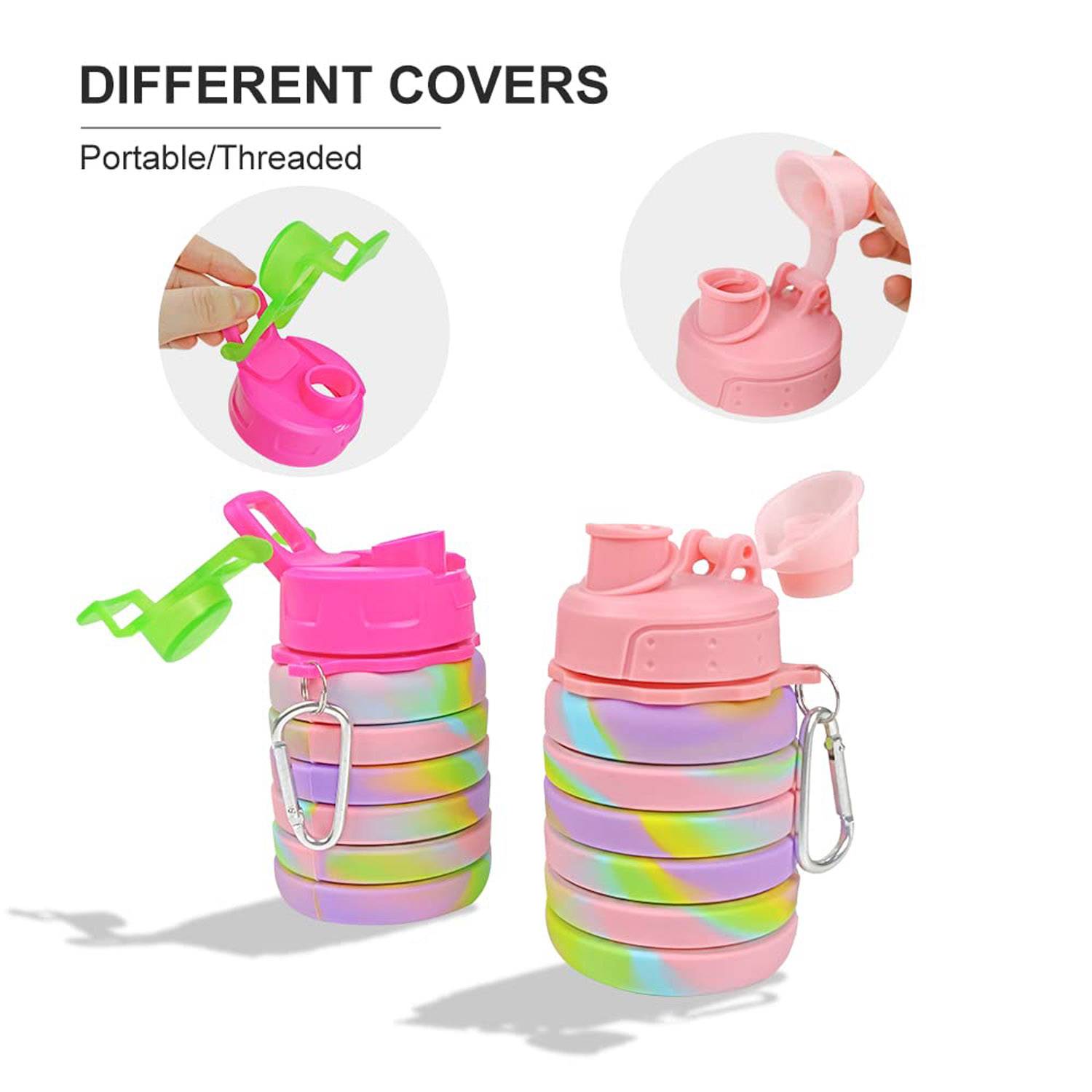 17oz Collapsible Silicone Travel Cup 9