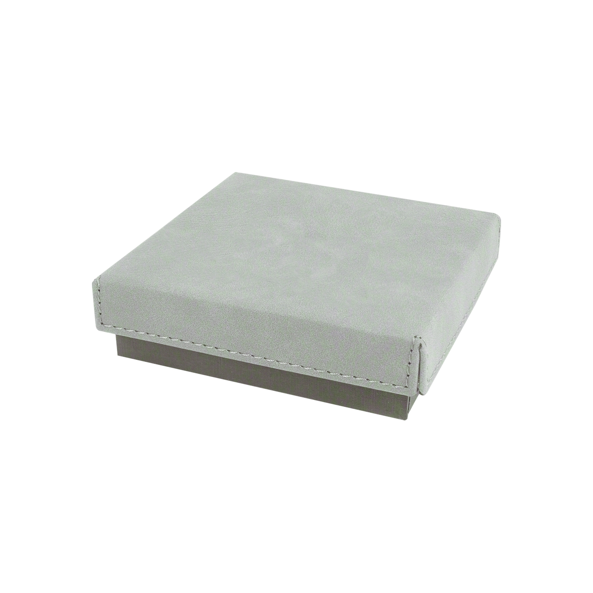 4" x 4" Gray Leatherette Medal Box 3