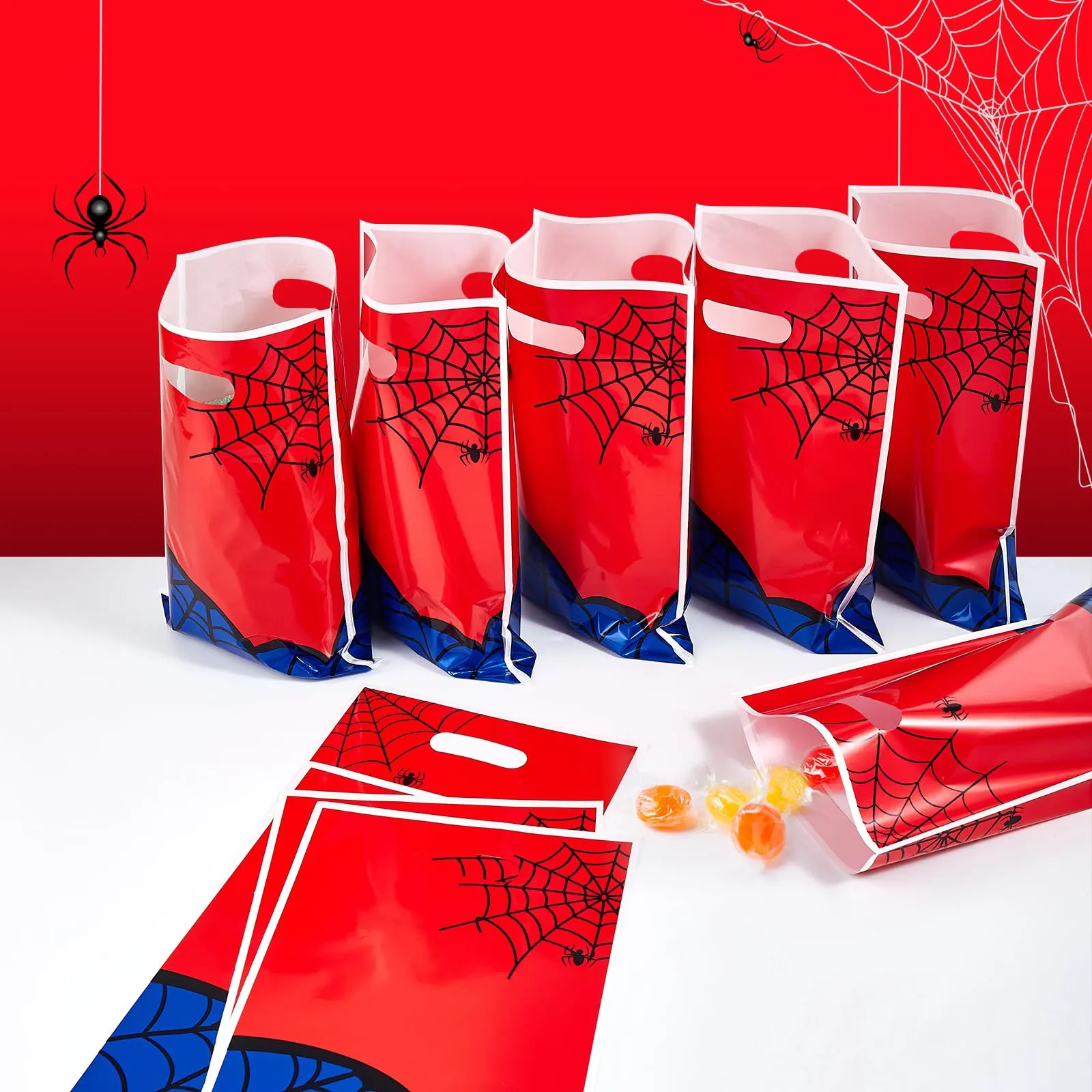 Plastic Party Favor Bag with Handles 14