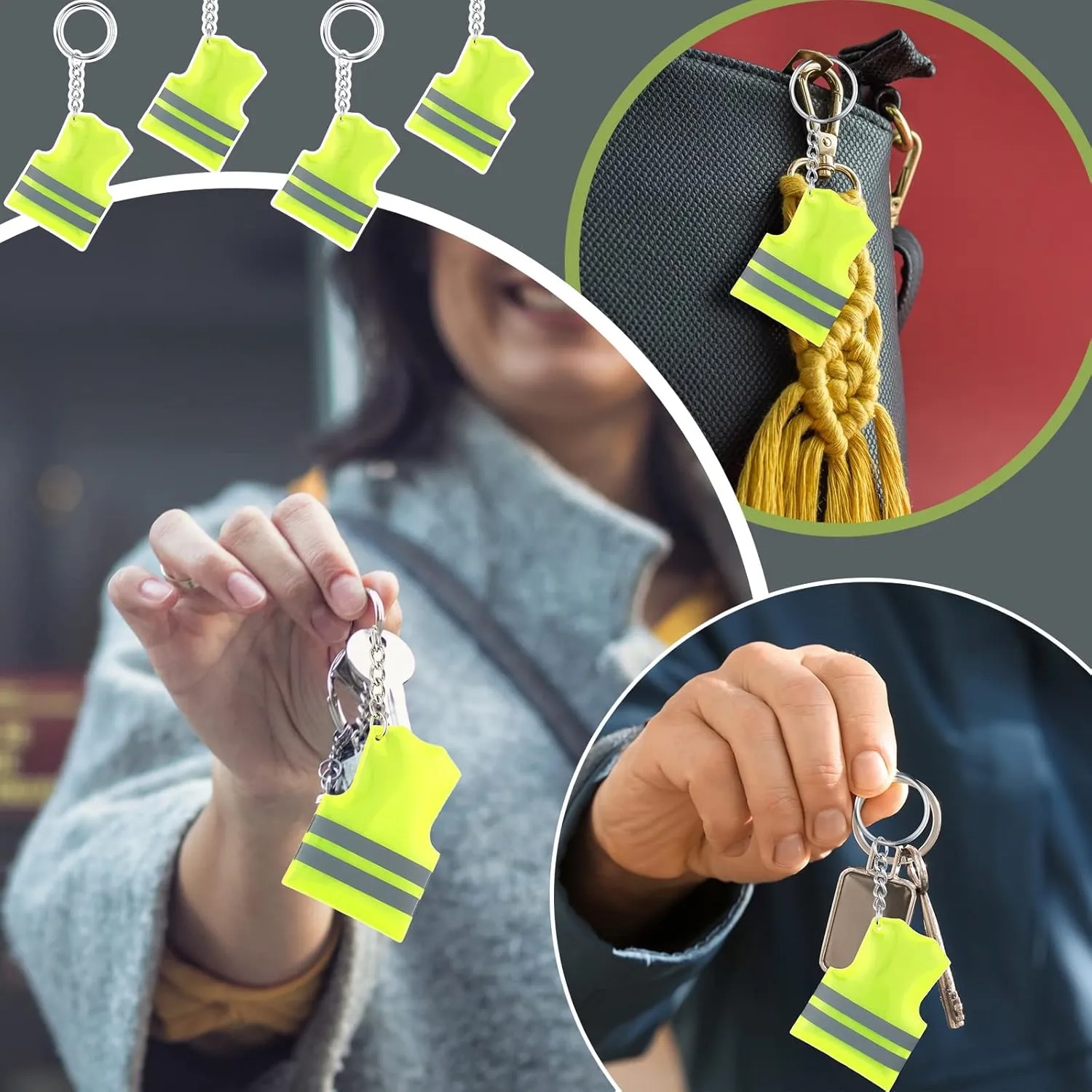 Reflective Vest Keychain 9
