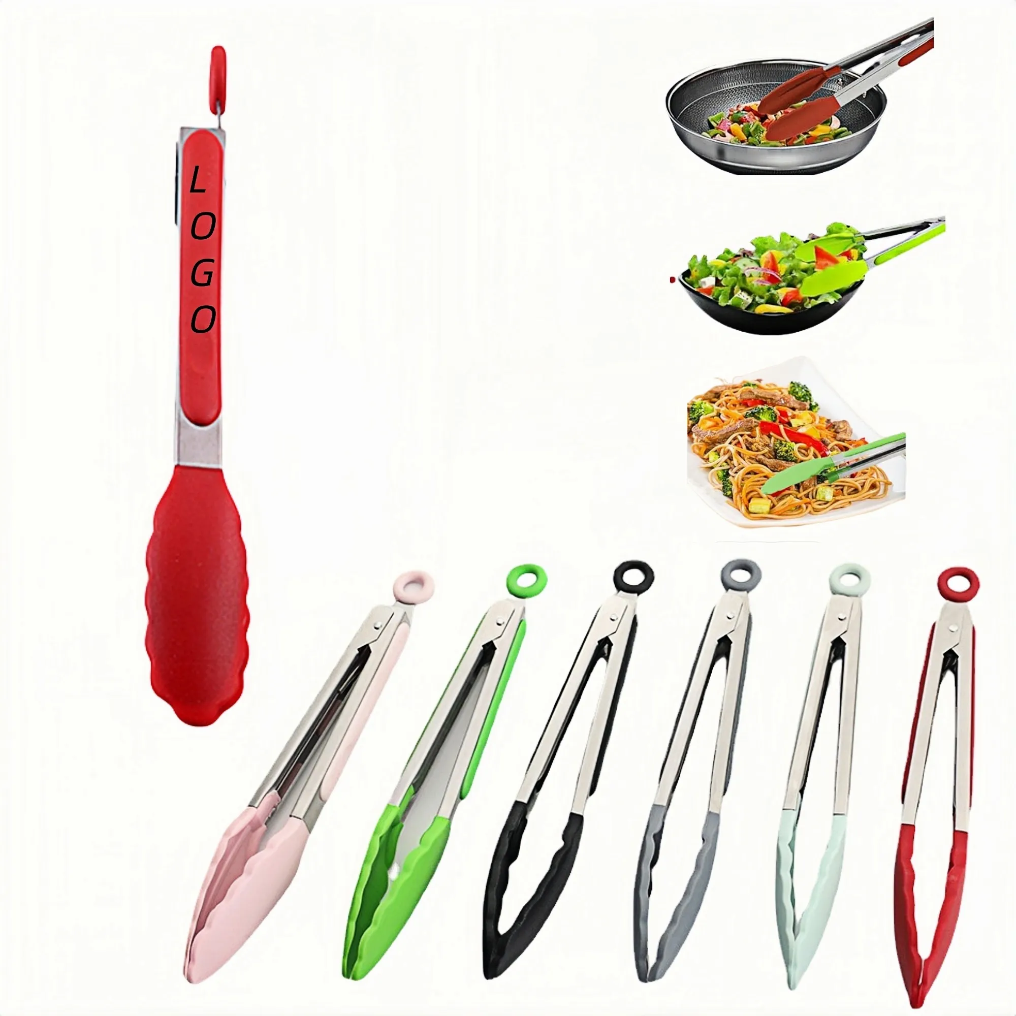 Stainless Steel Kitchen Tongs 3
