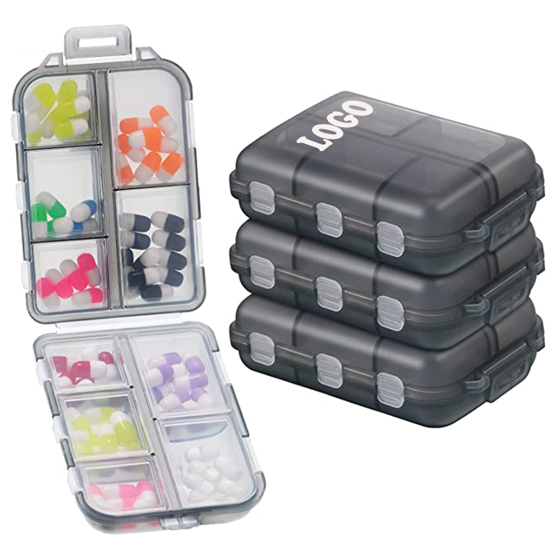 10 Grids Pill Cases Portable Travel Pill Organizer Box 7