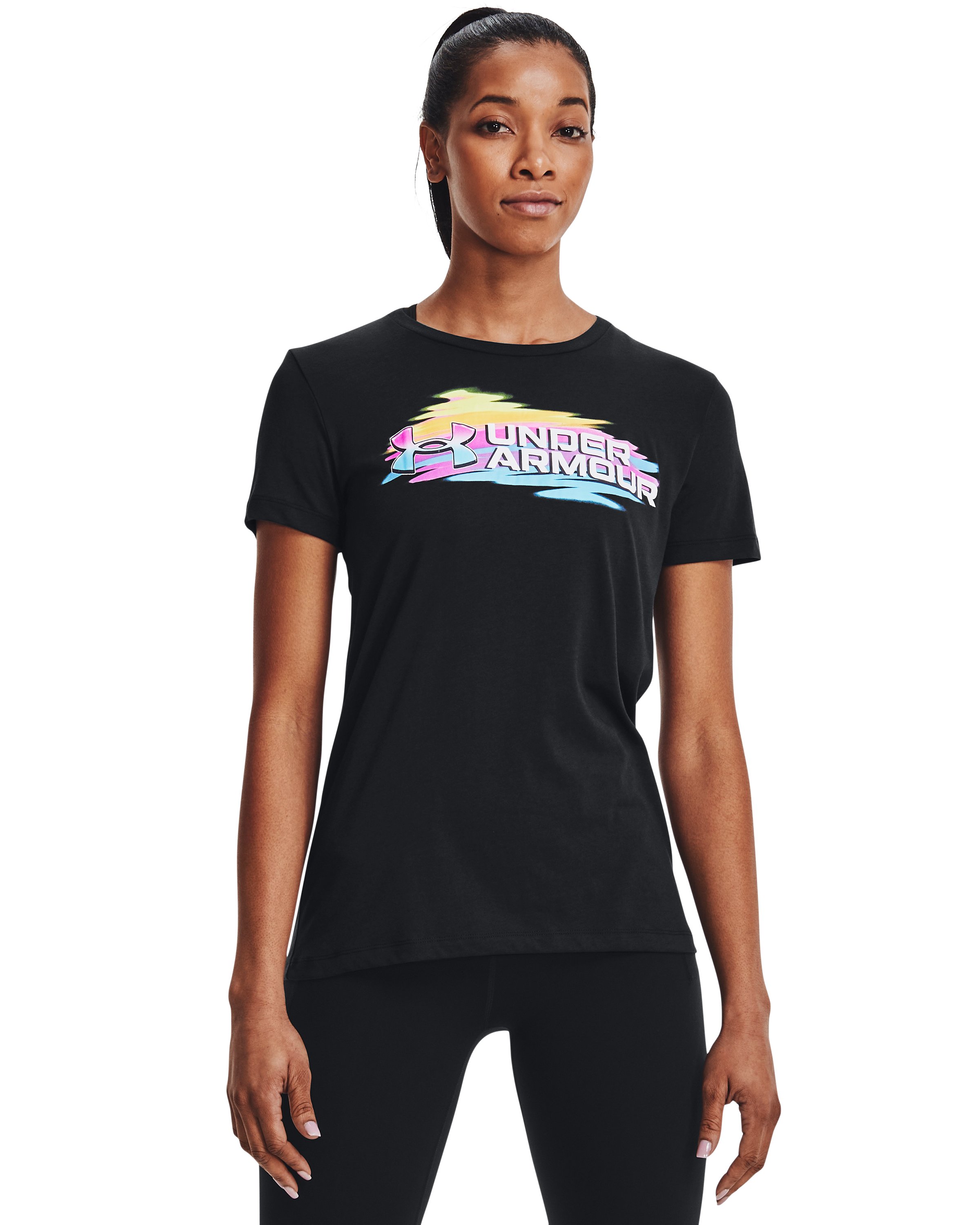 Women's UA Summer Energy Wordmark Short Sleeve  3