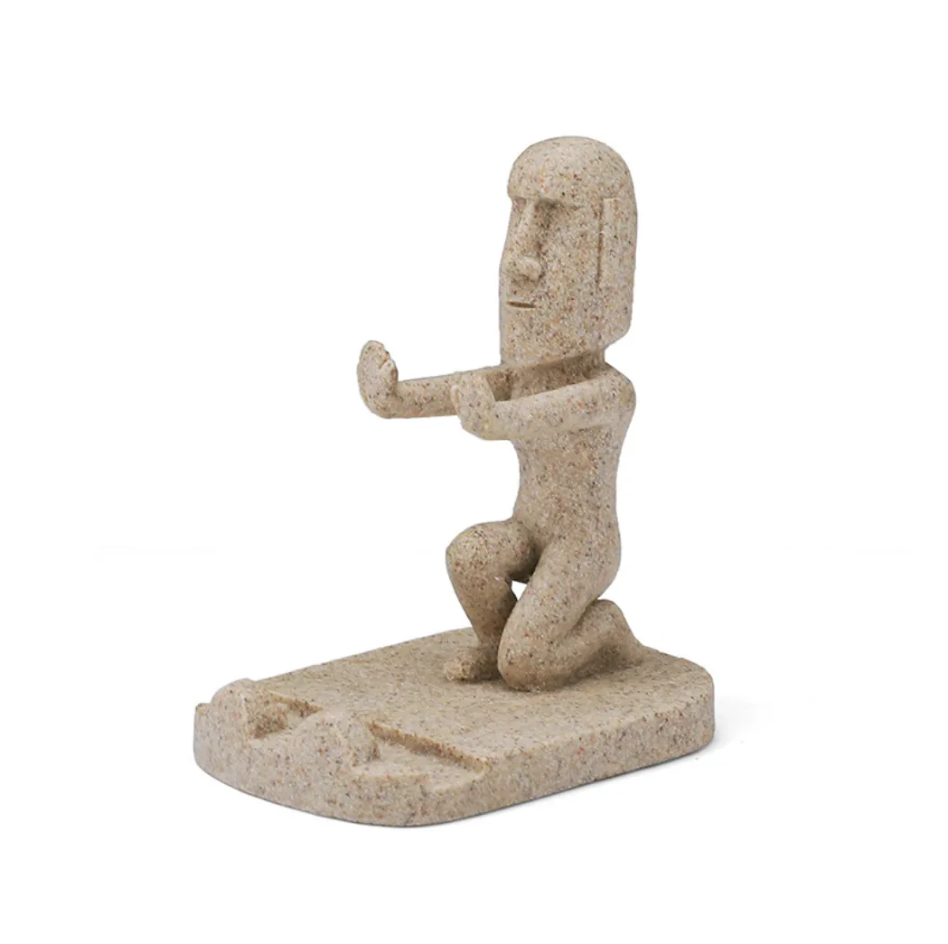 Kung Fu moai Easter Island phone stand 4