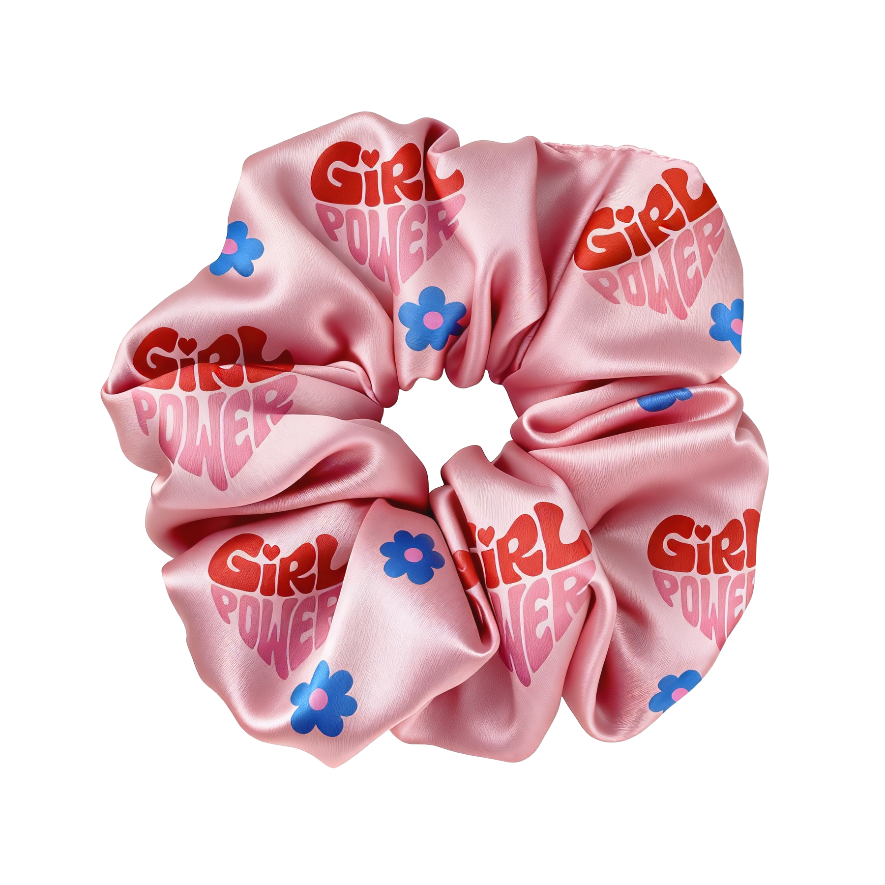 6'' Wide Satin Elastic Hair Scrunchie 3