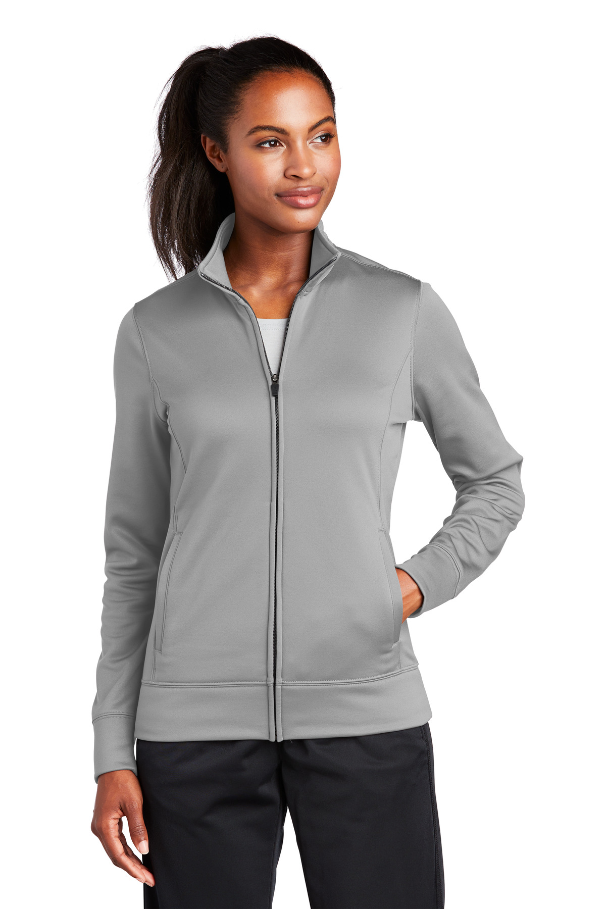 Sport-Tek® Women's Sport-Wick Fleece Full-Zip Jacket 33