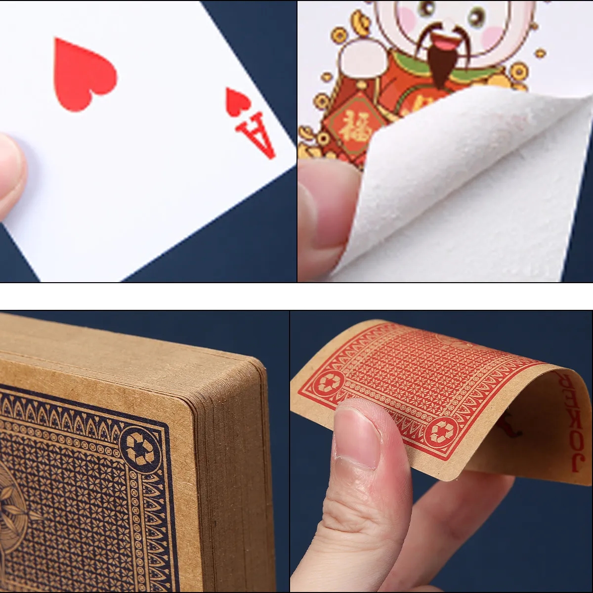 Custom Kraft Paper Playing Cards With Tuck Box 7